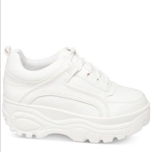 White Platform Sneaker - Spice Chunky Platform